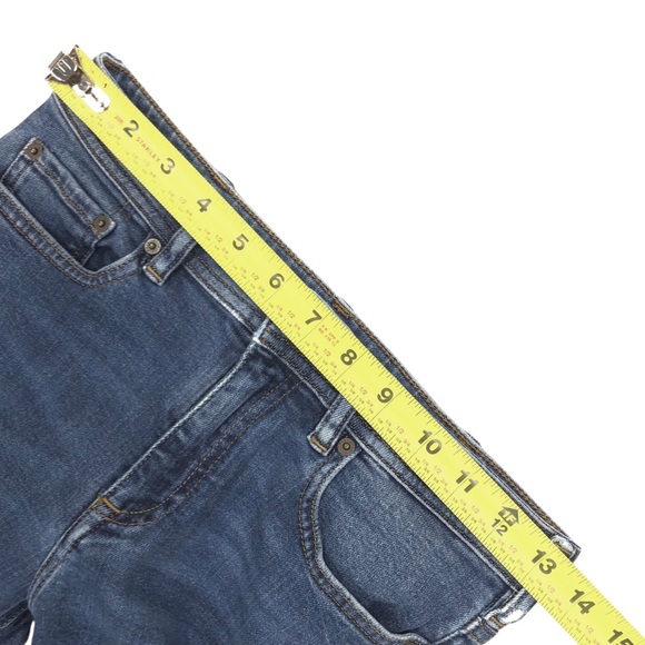 Acne Studios Bla Konst Climb Mid Blue Skinny Stretch Jean Size 27 27X28 Distress - Picture 8 of 11